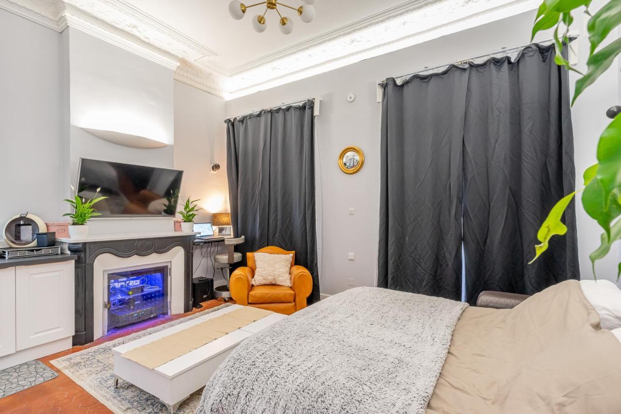 Nouvel Appartement De Caractere Et Climatise A La Joliette Marseilles Buitenkant foto